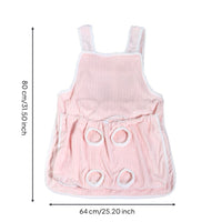 Cat Holding Apron Soft and Comfortable Pet Pouch Apron Skin-Friendly Material Cuddle Pouch Cat Carrier for Home, Grooming