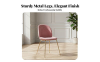 Upholstered Shellspine-Support Chair Modern Design Seating Furniture Minimalist and Design Soft Upholstery for Readers, Bedroom