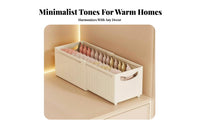 Underwear Organizer Set Space Saving Extendable Compartment Box for households