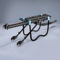 Bike Rear Cargo Rack Lightweight Bike Rack with Mounting Arms Heavy Duty for Commuters