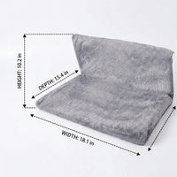 Radiator Hammock Bed with Metal Frame, Lightweight Hanging Cat Cradle for Indoor Cats, Warm Heating Small Bed, Compact 46x39x26cm Size