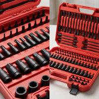 107 Pieces Screwdriver Bit Set with Case Secure Screwdriver Bit Set with Storage Case Sturdy Tools for Garage