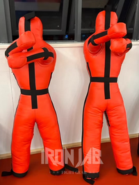 巴西柔术皮人消防摔跤应急演练模拟训练假人MMA综合格斗人形沙袋
