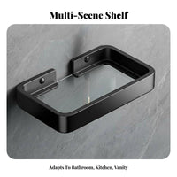 safety glass Shelf Multi-Functional Railed Glass organizer Safety Rails for Adults