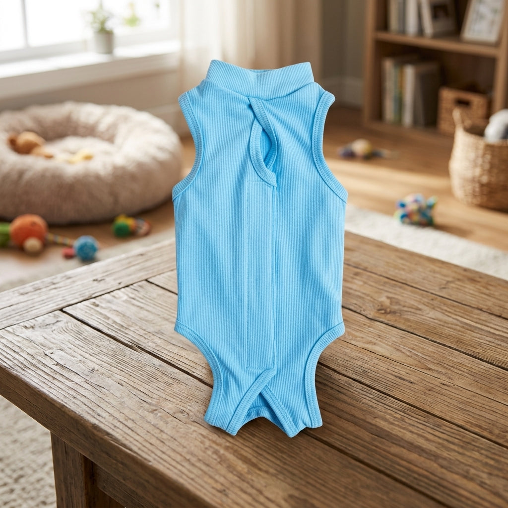 Cat Surgery Suit and Spay Recovery Suit, Breathable Elastic Pet Suit Cat Surgery Abdominal Wound Cover, Anti-Licking Post-Surgery Wear for Females