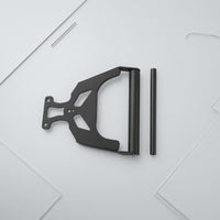 Motorcycle Navigation Bracket Matte Black Motorcycle Phone Bracket Dash Cam Mount Curved Support Multi-Functional