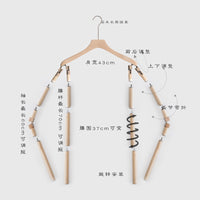 服装拍摄支撑架男女直播衣架展示挂拍白底图拍摄支架百变造型