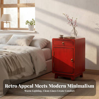 Chinese design Storage Trunk Multifunctional Design Single-Door Nightstand