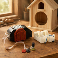 Vintage Hourly-Toll Wall Timepiece Alarm Function Home Decor Hourly Toll
