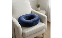 Donut Pad Portable Donut Seat Pad Circular Seat Pad Breathable Viscoelastic Foam Pillow Non-Slip Bottom For