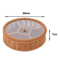 Divided Snack Tray Round Compartment Snack Box 30 Cm