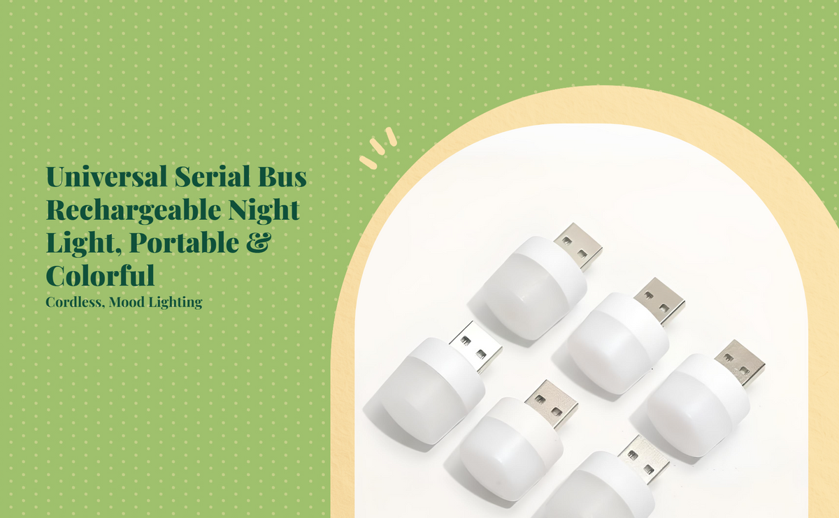 USB rechargeable dimmable night light