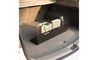 Rigid Cargo Divider with Hook and Loop Low-Height Trunk Cargo Divider Easy to Install Trunk Organizer with Hook and Loop Backing Long-Lasting for Groceries