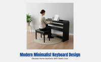 Digital Keyboard, 88-Key Weighted, For Adults, Home Practice, Certified