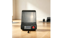 Clear Rowing Machine Monitor Battery Operated Rowing Machine Display Compact Digital Display Monitor Matte Black for Home Athletes, Garage Gym