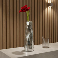 Disco Ball Vase Modern Design Home Decor Compact Size for Tabletop