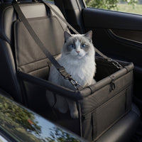 Car Pet Mat for Front Passenger Seat, Thickened, Waterproof, Anti-Dirt, Oxford Cloth, Gray