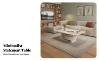 2 Pieces Nesting Table Combo Modern Design Household Furniture Minimalist aesthetic long-lasting Construction for Students, Home