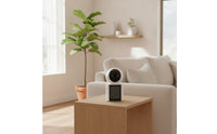 High Resolution Communication System System with Indoor Monitor Compact Tabletop Monitor with Camera Real-Time Visual Communication System Camera Easy Install for Elderly
