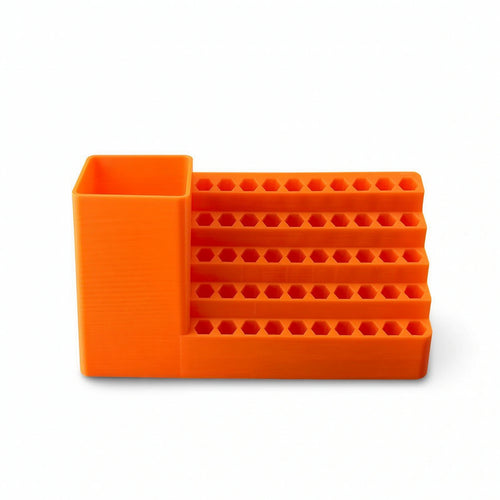 Desktop Holder with Cup Stepped Hex Organizer Plastic for Handymen