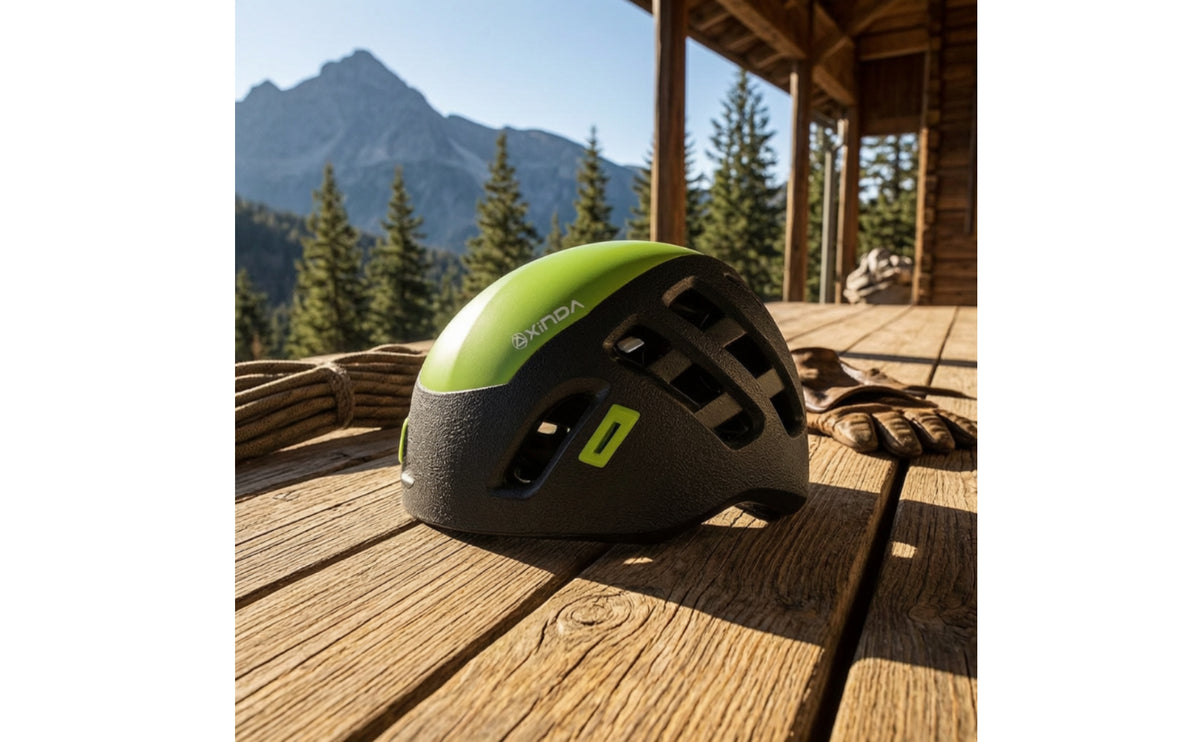 Climbing Helmet with Ventilation Lightweight Mountaineering Helmet Ventilated for Climbers, Rescuers, Caving