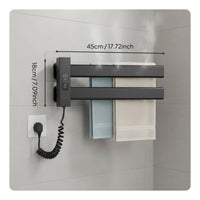 Smart Towel Heating Rack Quick Drying Electric Towel Warmer Energy Saving