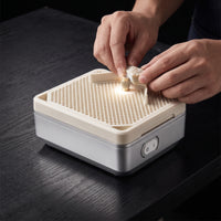 Wet Grinding Machine Two-Button Glass Machine Removable Glass with Sponge for Workshop