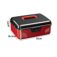 Portable Tool Case Large Capacity Stackable Hardware Chest for Garage