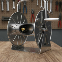 Stainless Steel Hose Reel Easy to Wind Yard Equipment for Car Wash