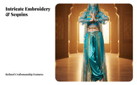Indian Cinema-Inspired Dance Outfit Sparkling Feature S Exotic Princess Costume
