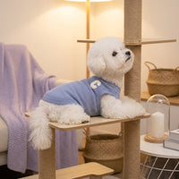 Dog Vest for Small Dog Clothes, Lightweight Polyester Short Vest, Korean Style Dog Tank Top for Puppy Summer and Spring Apparel, Single Pack