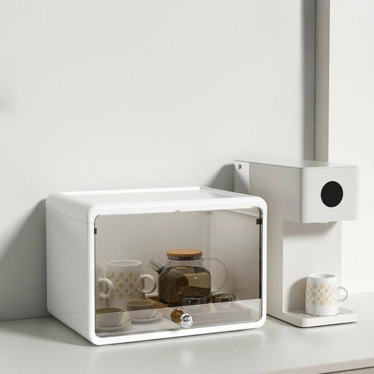 Cup Display Box with Drawers Clutter-without Charge Organization Desktop Storage