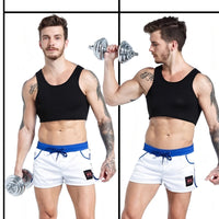 Men's Chest Protection Vest for Basketball, Football, Dumbbell Training, Hiking, Cycling, and Sliding Sports