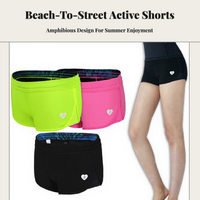 Athletic Shorts, Quick Dry, High Split, Women's Gym Wear