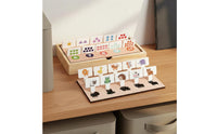 60 Pieces Cognitive Pairing Box Self-Directed Play Color Shape Sorting Box Hands-on Learning Toy for Kindergarten