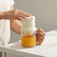 Manual Hand Juicer Measuring Marks Lemon Lime Juicer Side Handle
