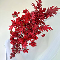 Aisle Floral Flower Authentic Artificial Floor Flower Realistic Wedding Arch Floral Swag for Event Planners, Photographers, Photo Photography, Banquet