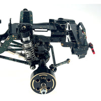 MJX 1/18 H18P RC Car Metal Upgrade Front Axle Assembly with Counterweight and Servo Arm