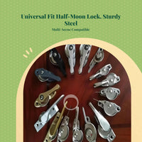 Thickened Stainless Steel Glazing Lock, Security Sash Lock, Sliding Glazing Lock, kid protection, Easy to Install, Home Security