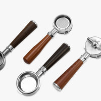 Baishitu Coffee Machine Handle Stainless Steel Single Spout Double Spout Bottomless Handle Modified 58mm Coffee Handle