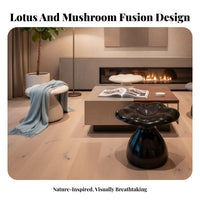 Toadstool-Shaped Stool Sturdy Toadstool-Shaped Seat Stable Load-Bearing