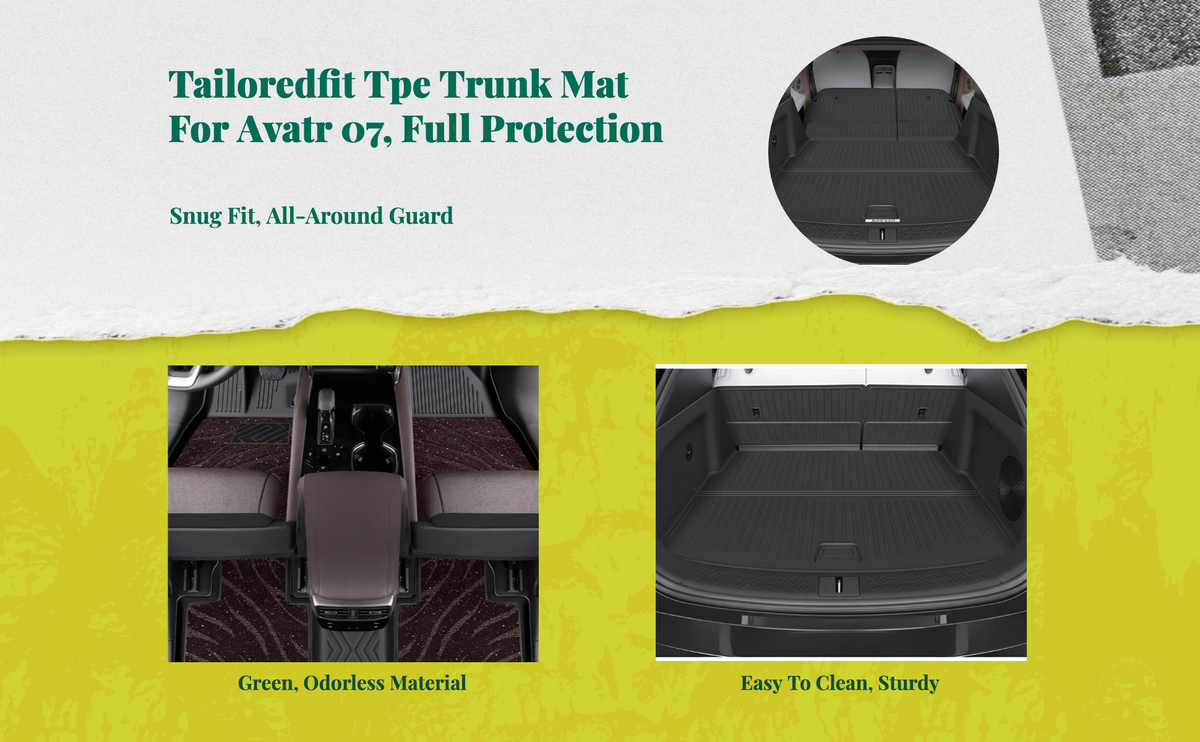 Waterproof TPE SUV trunk liner