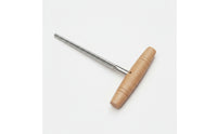 Violin Peg Hole Reaming Tool with Wood Handle Ergonomic Violin Peg Hole Reaming Tool Comfortable for  Luthiers