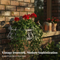 Semicircle Wall Basket Decorative Plant Holder Easy Installation for Gift Givers