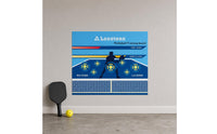 Printed Pickleball Training Wall Decal Rectangular Sports Gear Residueno-Residue Exercise Aid