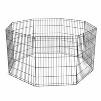 Dog Playpen with Latch Foldable Dog Playpen Portable for Young Dogs