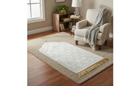 Muslim Prayer Mat Foldable Islamic Prayer Carpet Embossed Pattern for Mosque