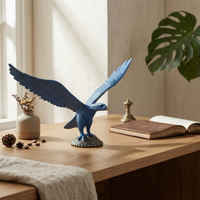 animal Figurine with Pedestal Detailed animal Figurine Decorative Decor for Homeowners, Office Desk, Bookshelf