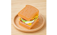 Wooden Sandwich Toy Stacking Pretend Sandwich Set Compact Educational for Young Children