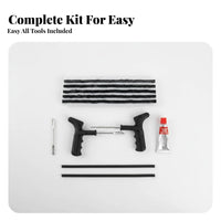 25 Pieces Tubeless Tire Closeing Stravel Kit Universal Fit Puncture Closeing Stravel Swift-Repair Automotive Tool for Vehicles Owners